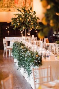 Wedding venue dresser, venue styling, venue stylist, wedding decor, peckforton castle